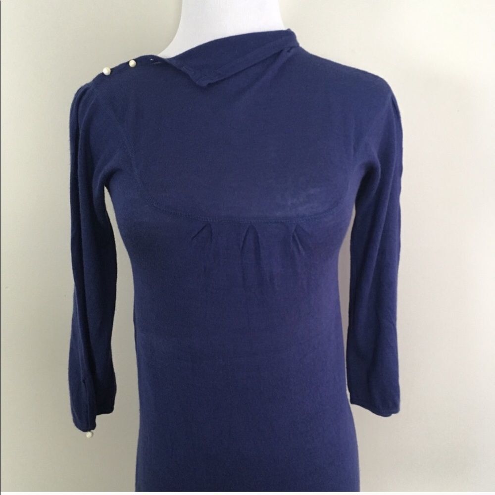 — Lily McNeal — Bamboo & Cashmere Royal Blue Top